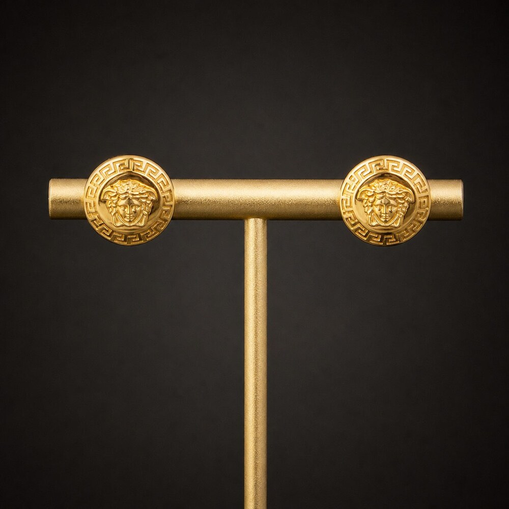 Versace Bold Statement Earrings Style 8 | New with Box - Picture 7 of 9
